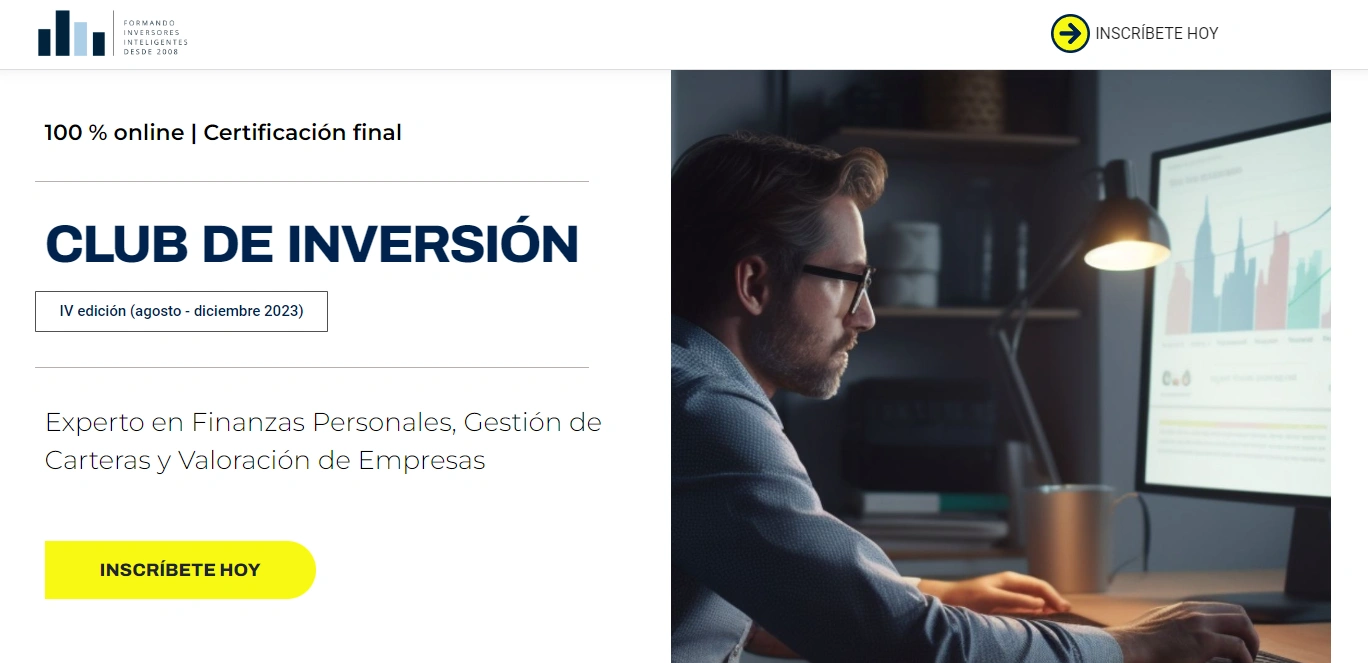 club de inversión: experto en finanzas y valoración de empresas