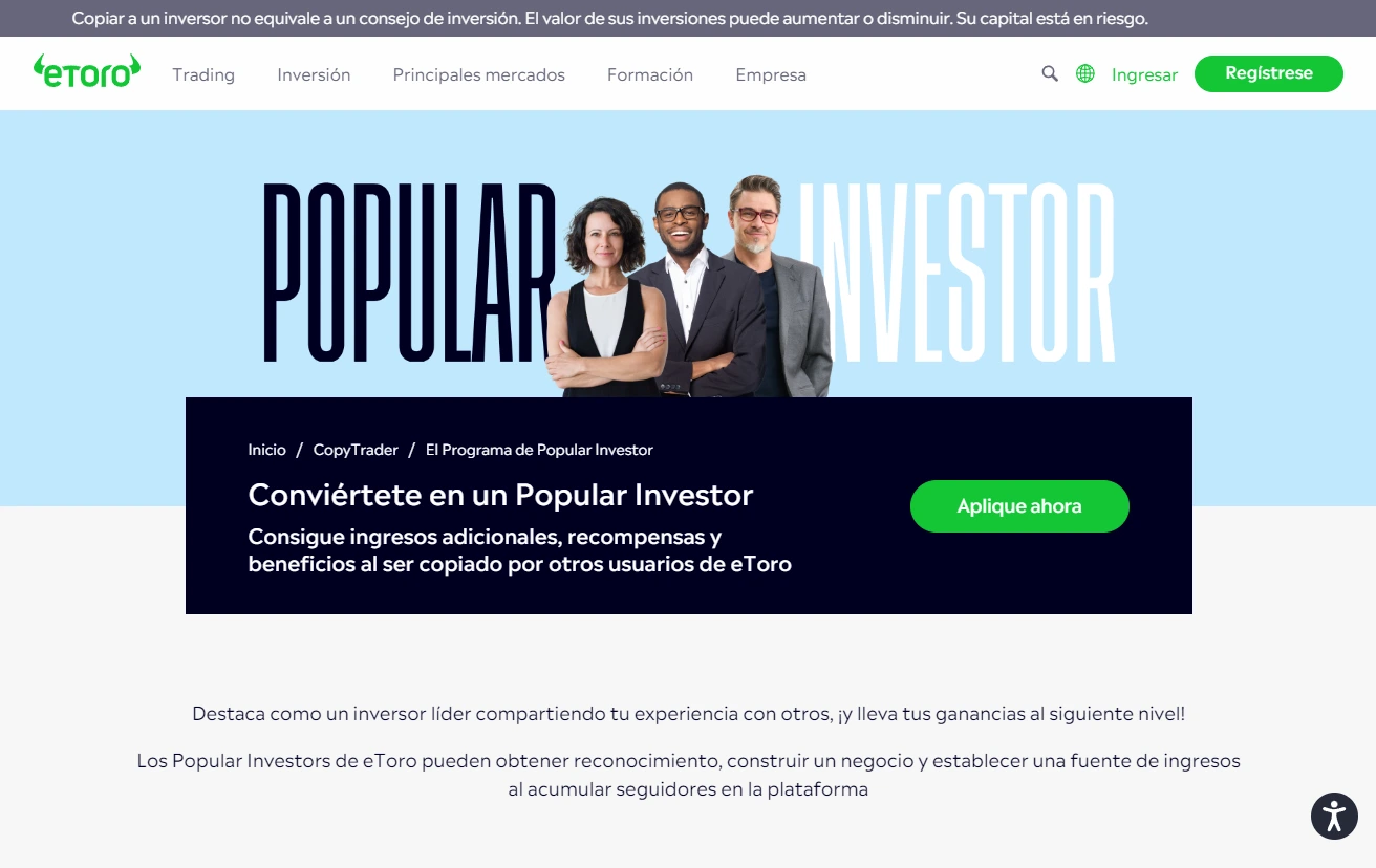 broker etoro popular investor