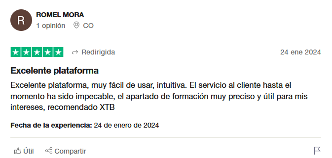 opinión sobre el broker XTB