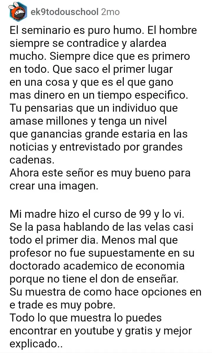 Seminario Creando Riqueza