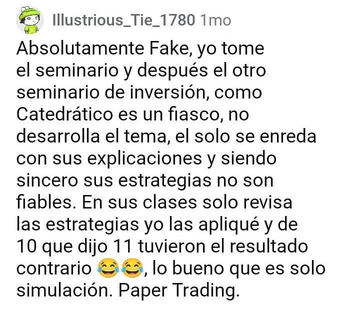 Seminario Creando Riqueza lo que dicen los usuarios
