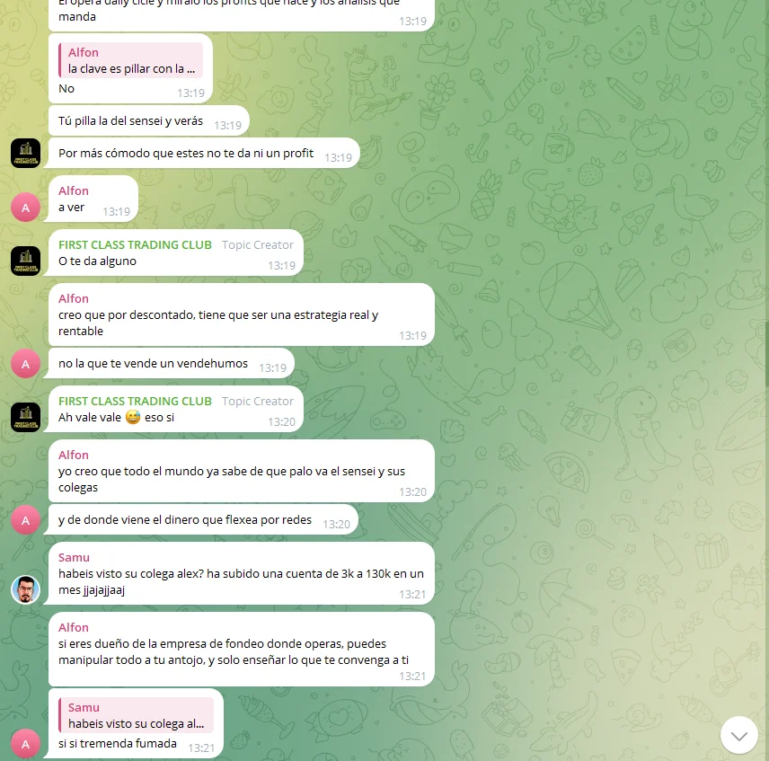 el sensei del trading comentarios