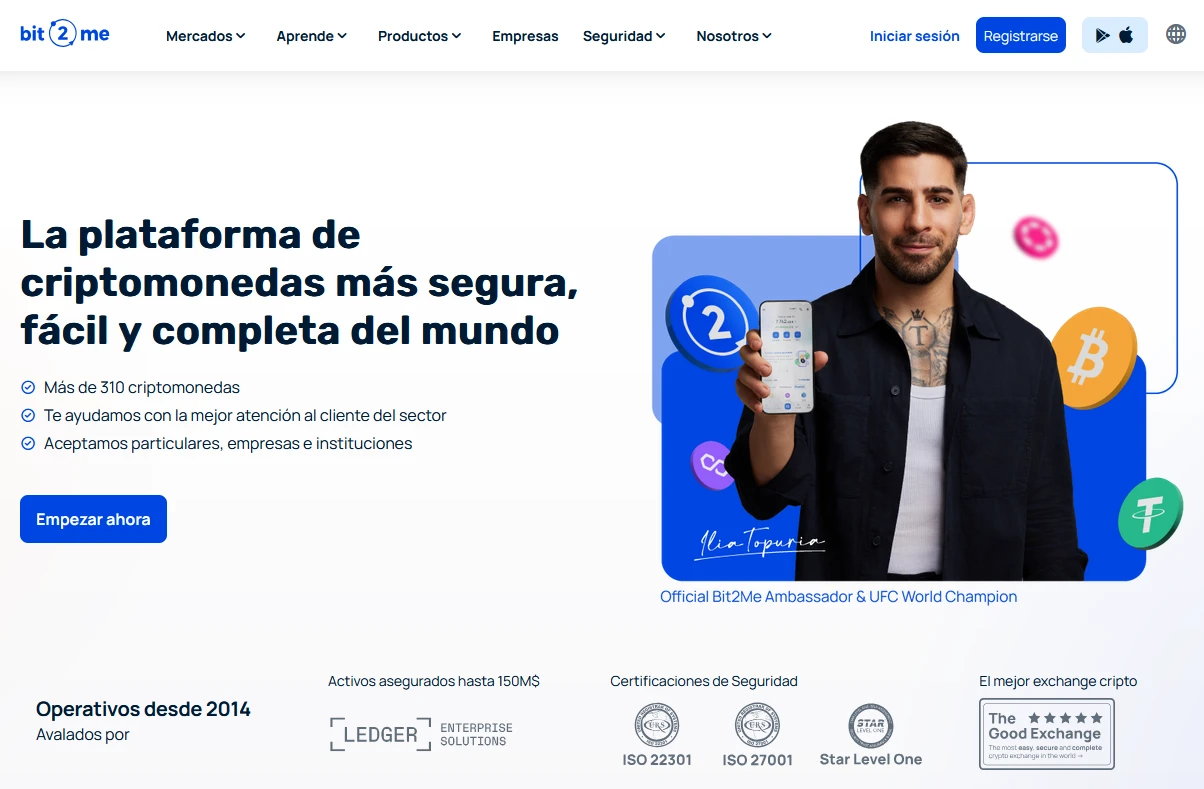 bit2me mejor exchange para comprar Bitcoins