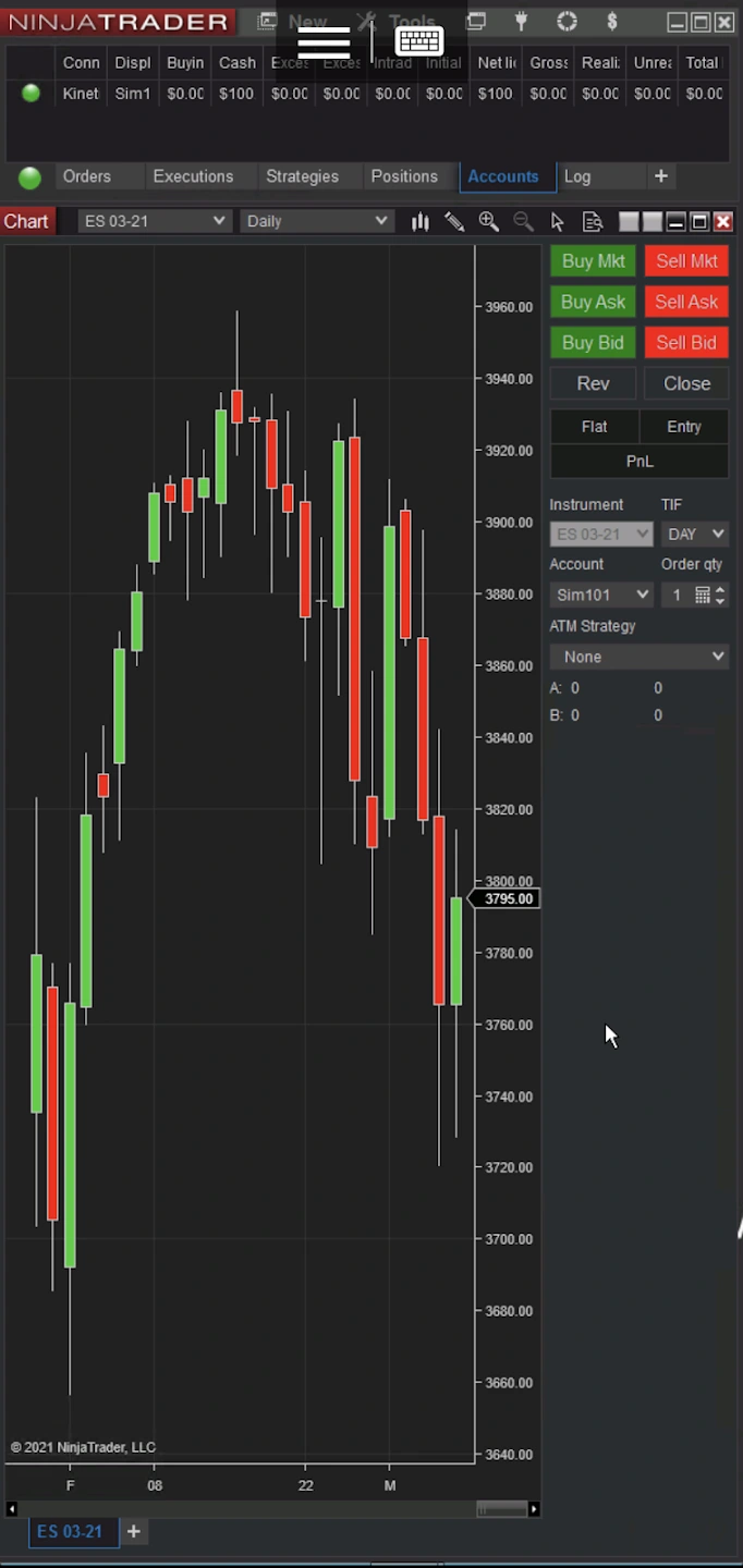 ninjatrader app movil