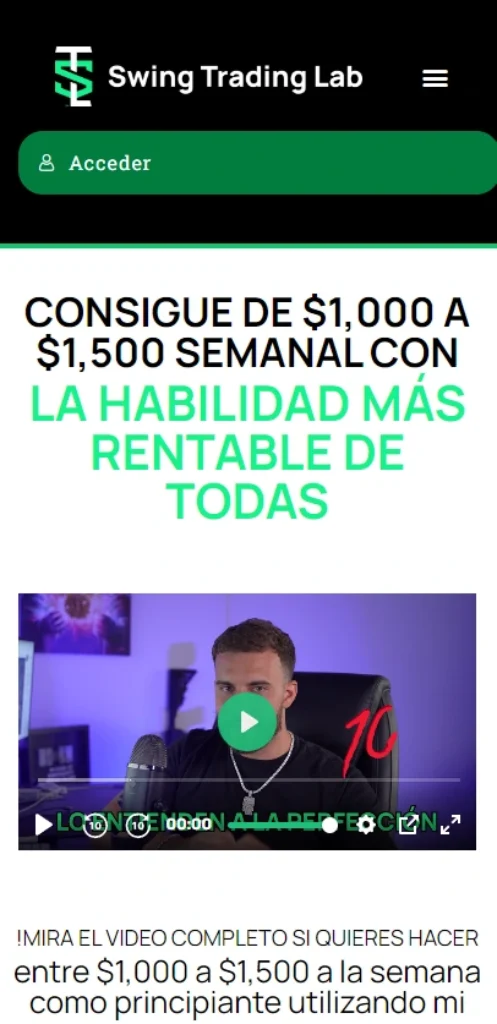 Alex Gonzalez Swing Trading Lab