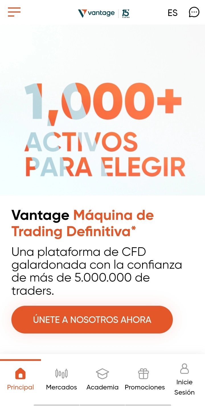 Vantage bróker opinión