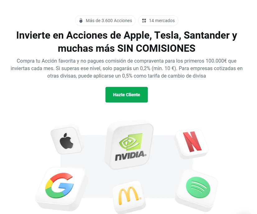 XTB para acciones y ETFs