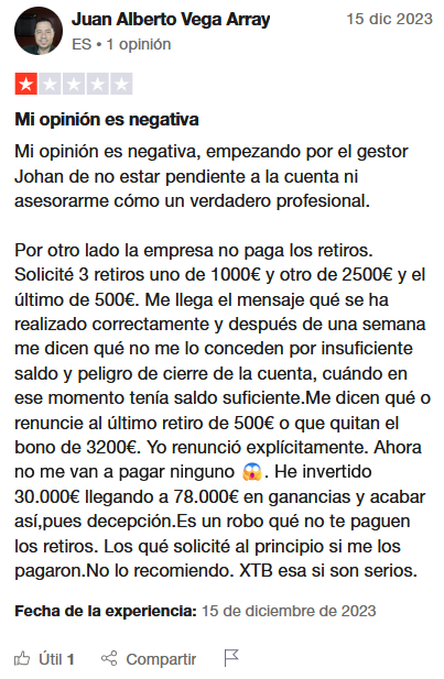 MultiBank Group opiniones