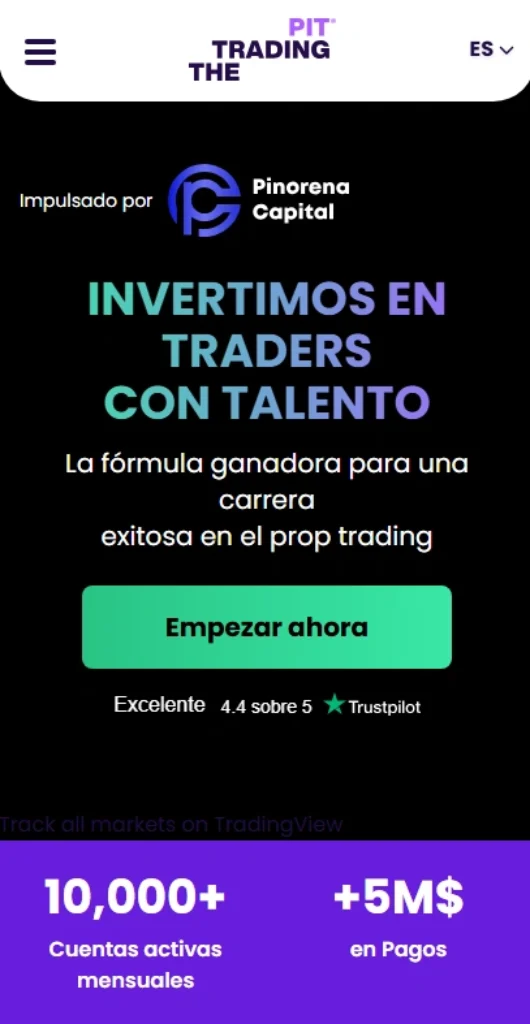 The Trading Pit fondeo para traders